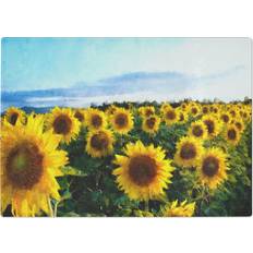 Yellow Chopping Boards East Urban Home Sunflowers 20cm 28.5cm Chopping Board