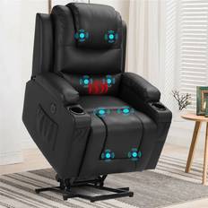 Armchairs VUYUYU Power Lift Recliner for Elderly Massage & Heating, Sleeper Armchair