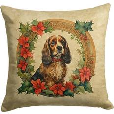 Caroline's Treasures Christmas Flowers Frame Complete Decoration Pillows Multicolour (35.6x35.6cm)