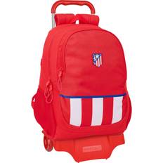 Innerfack - Röda Skolväskor Atlético Madrid Skolväska Med Hjul - Röd