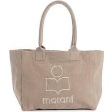 Yenky Zipped Embroidered Logo Canvas Tote