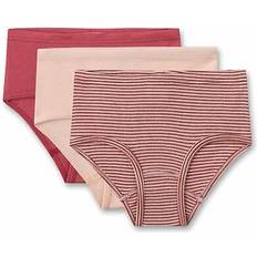 Unterhosen Sanetta mädchen hipslips, 3er pack unterwäsche, bio-baumwolle, gemustert ro. Rot/Rosa