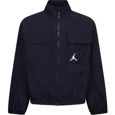 Polyamide Jackets Children's Clothing Nike Big Kid's Jordan Jumpman Woven Taping Jacket - Black (45D345-023)