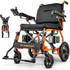Crutches & Medical Aids SuperHandy SuperHandy 330Lbs Foldable Wheelchair Black