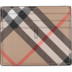 Burberry Plånböcker & Nyckelhållare Burberry Korthållare Med Rutigt Motiv - Beige