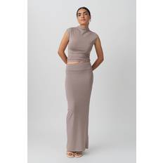 Viskose Skjørt Gina Tricot Folded maxi skirt