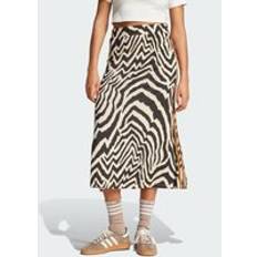 Faldas adidas Originals Womens Farm Stripes Skirt Beige