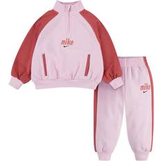 Nike Body Nike Mezza Zip Per Bambina E1D1 - Rose