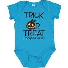 Bodysuits Inktastic Sold by: Trick or Treat Now Gimme Candy with Halloween Pumpkin Boys or Girls Baby Bodysuit