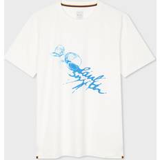 Clothing Paul Smith White 'Wine Glass' Print T-Shirt