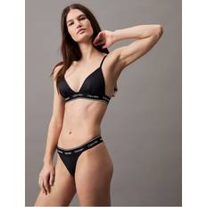Calvin Klein Women Swimwear Calvin Klein Women's Legacy Triangle Bikini Top Black