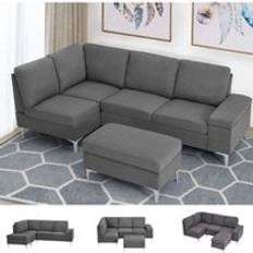 YODOLLA Corner Couch Shaped Corner Sofa