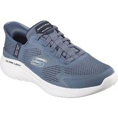 Espuma Zapatos de paseo Skechers Herren Hands-free Slip-ins Bounder 2.0 Emerged Slate Mesh Synthetic, 48.5