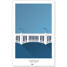 Interior Details S. Preston Art & Designs York Yankees 11x17 Minimalist Stadium Print Poster