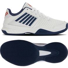 Leather Racket Sport Shoes K Swiss Court Express HB Tennis Shoes White