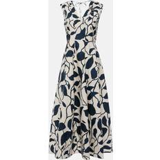 Max Mara 'S Printed cotton poplin midi dress