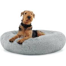 Pricenet Universal Plush Bed for Dogs and Cats 80 cm Light Gray