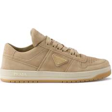 スニーカー PRADA Women Sneakers 1E206DFDX65055 F0GVP Brown Womens Prada Brown Satin Sneakers Tennis Shoes Size 38 / US
