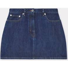 Kenzo Nederdele Kenzo Stribet Jacquard Mini Nederdel - Blå