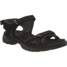 ecco Offroad Nubuck Leather Women's Casual Sandals Black 10-10.5 Women x