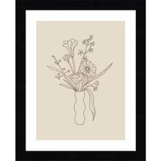 Birch Lane Floral Study 1 Black Framed Art 11x13"