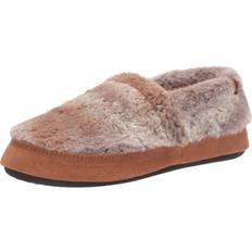 Acorn Women's Moc Slipper, Brown Berber, 6.5-7
