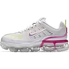 NIKE Womens Air Vapormax 360 Womens Running Shoes, Platinum Tint/Fire Pink-White