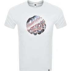 Pretty Green Sundown Logo T Shirt White