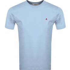 Replay Men T-shirts Replay Logo T Shirt Blue Medium