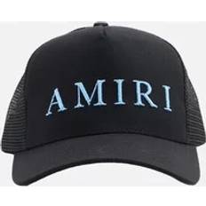 Amiri Accessories Amiri Men's Embroidery Logo Trucker Cap Carolina Blue & Black