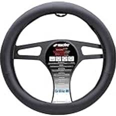 Simoni Racing CVT/77 Universal svart konstläder rattskydd, diameter