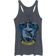 Tops Fifth Sun Sold by: Top Tees Apparel, Women Harry Potter Ravenclaw Crest Racerback Tank Top Navy Blue Heather 2X