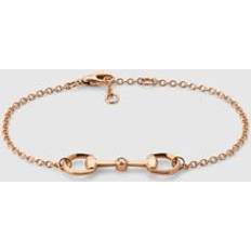 Gucci Jewellery Gucci Gucci Horsebit 18ct Yellow Gold 0.03ct Diamond Bracelet 16cm