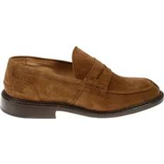 Tricker's Loafers, Male, Brown, Brown Suede Loafers for Stylish Men
