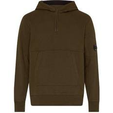 CP COMPANY Suéteres CP COMPANY Men's Diagonal Raised Fleece Hoodie - Ivy Green