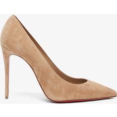 Christian Louboutin Brown Heels & Pumps Christian Louboutin Kate tan suede pumps brown