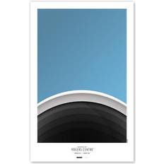 Blue Posters S. Preston Art & Designs Toronto Blue Jays 11x17 Minimalist Stadium Print Poster