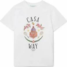 Casablanca T-shirts Casablanca Casa Way T-Shirt - Vit