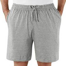 Men's cotton lounge shorts grey 34-36