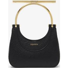 Alexander McQueen Mcqueen-Mini Cross-Bar Borse A Mano Nero-Donna Black OS