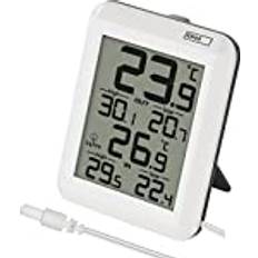 Digital termometer, utomhustermometer/inomhustermometer timmars minnesfunktion, °C/°F, batteridriven