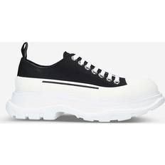 Alexander McQueen Women Trainers Alexander McQueen Womens Women's Tread Slick Lace-up Cotton-canvas Trainers 6404.11.0000 Product Details