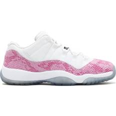 Patent Leather Sport Shoes Jordan 11 Retro Low Pink Snakeskin GS