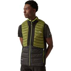 Green - Hiking Vests Regatta Leedre Hybrid Vest Green,Black Man