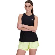 New Balance Linnen New Balance Jacquard Slim Tank - Svart