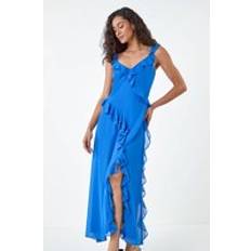 Frill Maxi Dress Royal