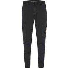 Stone Island Uomo Jeans Stone Island Brushed Cotton Canvas Cargo Pants - Black