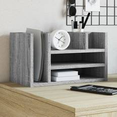 vidaXL For desk Gray Sonoma Bokhylla 25cm