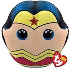 DC Comics Tygleksaker DC Comics TY Wonder Woman Squishy Beanie – 25 cm mjukt plyschdjur mysiga samlarobjekt för barn och spädbarn fyllda nallar