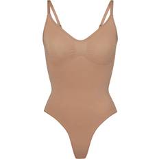 Elastane/Lycra/Spandex Bodysuits SKIMS Seamless Sculpt Thong Bodysuit - Sienna